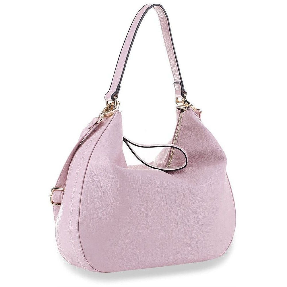 Retro Classic Hobo Shoulder Tote HandBag with Zipper Closure for Women